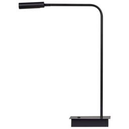Wyld and Coco Black Metal LED Desk Lamp with Adjustable Shade - thumbnail 5