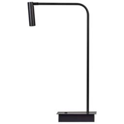 Wyld and Coco Black Metal LED Desk Lamp with Adjustable Shade - thumbnail 4