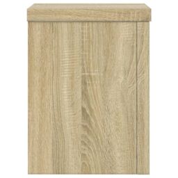 Berkfield Home Plant Stands 2 pcs Sonoma Oak 15x15x20 cm Engineered Wood in Brown - Size: 15 x 15 x 20 cm - thumbnail 6