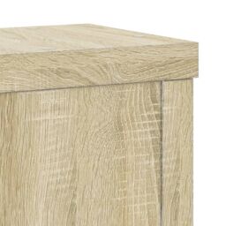 Berkfield Home Plant Stands 2 pcs Sonoma Oak 15x15x20 cm Engineered Wood in Brown - Size: 15 x 15 x 20 cm - thumbnail 8