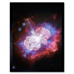 Artery8 Hubble Space Telescope Image Eta Carinae Petulant Star Red Blue Bipolar Bubbles Observations In UV Light Uncover Magnesium Embedded In Warm - thumbnail 1