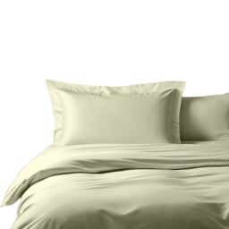 Snug City Luxury 400TC Sateen Cotton Oxford Pillowcase Pair Hotel Quality in Cream - Size: Standard Pillow Case - thumbnail 2