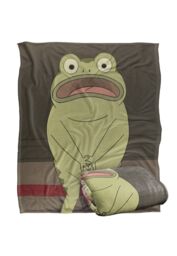 Cartoon Network Over The Garden Wall Greg'S Frog Is Naked Silky Touch Super Soft Throw Blanket 152 X 127 cm in White - thumbnail 2