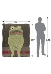 Cartoon Network Over The Garden Wall Greg'S Frog Is Naked Silky Touch Super Soft Throw Blanket 152 X 127 cm in White - thumbnail 5
