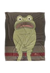Cartoon Network Over The Garden Wall Greg'S Frog Is Naked Silky Touch Super Soft Throw Blanket 152 X 127 cm in White - thumbnail 1