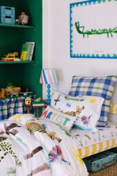 Wee Blue Bell 'Animal Drawings' Duvet Cover Set - Size: Single - thumbnail 3