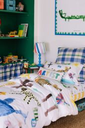 Wee Blue Bell 'Animal Drawings' Duvet Cover Set - Size: Single - thumbnail 2