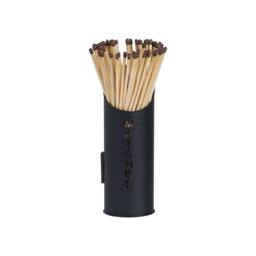 Hill Interiors Three Piece Fire Wood Bucket Set in Black - thumbnail 4