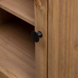 Berkfield Home TV Cabinet 120x40x50 cm Solid Pine Wood Panama Range in Brown - Size: 120 x 40 x 50 cm - thumbnail 8