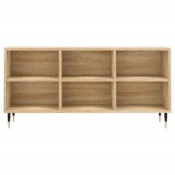 Berkfield Home TV Cabinet Sonoma Oak 103.5x30x50 cm Engineered Wood in Brown - thumbnail 4
