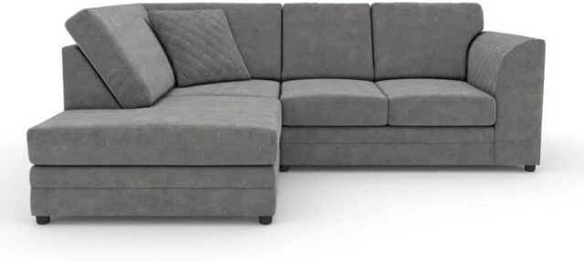 Snugg Furniture UK Limited (Left Hand) Hilton Corner Sofa in Grey - image 1