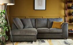 Snugg Furniture UK Limited (Left Hand) Hilton Corner Sofa in Grey - thumbnail 2
