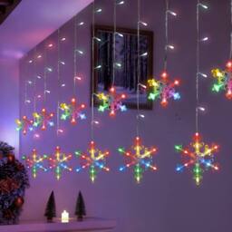 Bright Zeal 1*3.6m RGB Smart Snowflake Icicle Lights with 156 LEDs App Music Sync in White - thumbnail 3