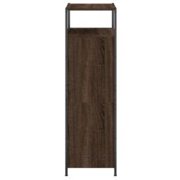 Berkfield Home Shoe Cabinet Brown Oak 60x34x112 Engineered Wood - thumbnail 6