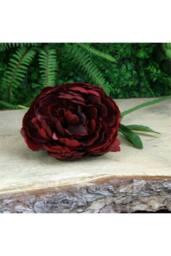 KDMD Glamis Single Peony Dark Red 62cm 2 Pack - thumbnail 4
