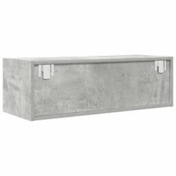 Berkfield Home TV Cabinets 2 pcs Concrete Grey 80x31x25.5 cm Engineered Wood - thumbnail 9
