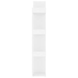 Berkfield Home Book Cabinet White 86x25.5x140 cm Engineered Wood - thumbnail 6