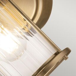 Netlighting Quoizel Riggs Wall Lamp Weathered Brass IP44 in Yellow - thumbnail 5