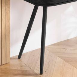 Birlea Rattan Console Table Sark Hall Table Dressing Table in Black - thumbnail 8