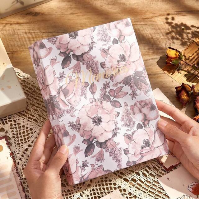 NESTLUNE Pearl Purple Photo Album Holds 300 Photos Photography Storage - Size: 100 cm x 15 cm - image 1