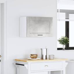 Berkfield Home Kitchen Wall Cabinet Porto Concrete Grey Engineered Wood - thumbnail 1