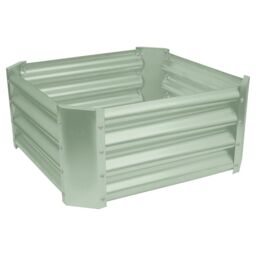 Harbour Housewares Raised Garden Beds - 2x Square Bottomless Galvanised Steel Planter 60 x 60cm in Green - Size: 60 x 60 cm - thumbnail 6