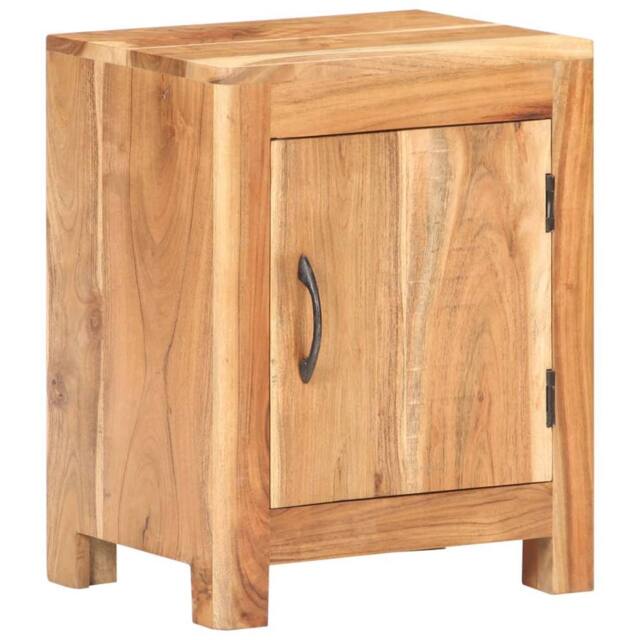 Berkfield Home Bedside Cabinet 40x30x50 cm Solid Acacia Wood in Brown - Size: 40 x 30 x 50 cm - image 1