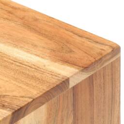Berkfield Home Bedside Cabinet 40x30x50 cm Solid Acacia Wood in Brown - Size: 40 x 30 x 50 cm - thumbnail 5