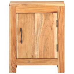 Berkfield Home Bedside Cabinet 40x30x50 cm Solid Acacia Wood in Brown - Size: 40 x 30 x 50 cm - thumbnail 3