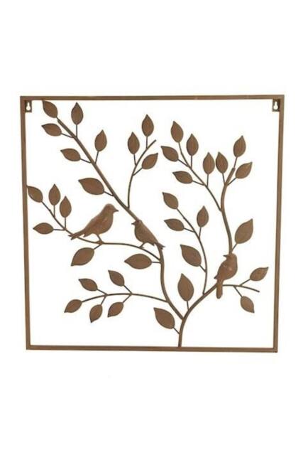 KDMD Bird In Branch Wall Art 60cm in Gold - image 1