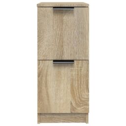Berkfield Home Sideboard Sonoma Oak 30x30x70 cm Engineered Wood in Brown - Size: 30 x 30 x 70 cm - thumbnail 5