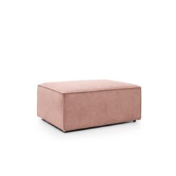Abakus Direct Doris Footstool in Pink Cord Chenille - thumbnail 2