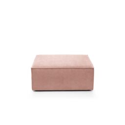 Abakus Direct Doris Footstool in Pink Cord Chenille - thumbnail 4