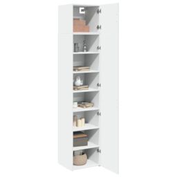 Berkfield Home Slim Storage Cabinet White 45x42.5x225 cm Engineered Wood - thumbnail 3
