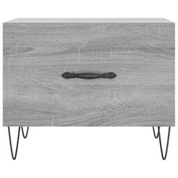 Berkfield Home Coffee Tables 2 pcs Grey Sonoma 50x50x40 cm Engineered Wood - Size: 50 x 50 x 40 cm - thumbnail 6