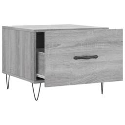 Berkfield Home Coffee Tables 2 pcs Grey Sonoma 50x50x40 cm Engineered Wood - Size: 50 x 50 x 40 cm - thumbnail 7