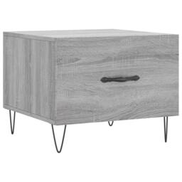 Berkfield Home Coffee Tables 2 pcs Grey Sonoma 50x50x40 cm Engineered Wood - Size: 50 x 50 x 40 cm - thumbnail 5