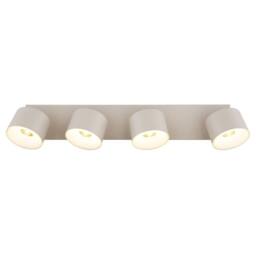 Netlighting Rae Ceiling Spotlight Bar Matt Sand 4x LED 3000K in Beige - thumbnail 5
