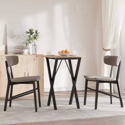 Berkfield Home Dining Table Legs X-Frame 40x40x73 cm Steel in Black - Size: 40 x 40 x 73 cm - thumbnail 3