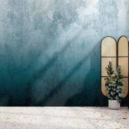 Superfresco Easy Ombre Teal Print To Order 3m x 2.8m Mural in Blue - thumbnail 1