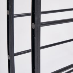 OHS Multi Level Shoe Storage Home Space Organiser Shelving Rack in Black - thumbnail 5