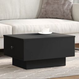 Berkfield Home Coffee Table Black 60x45x31 cm Engineered Wood - Size: 60 x 45 x 31 cm - thumbnail 1