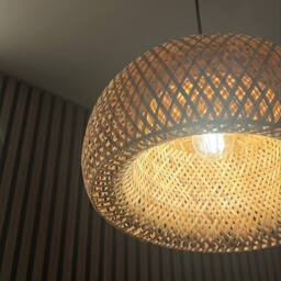 CGC Lighting Bronte Bamboo Easy Fit Hand Made Lampshade in Natural - thumbnail 8