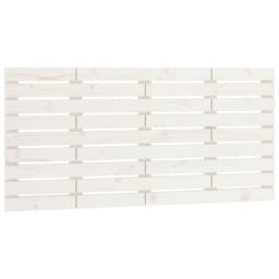 Berkfield Home Wall Headboard White 146x3x63 cm Solid Wood Pine - Size: 146 x 3 x 63 cm - thumbnail 2