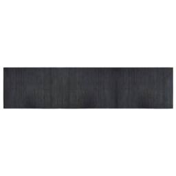 Berkfield Home Rug Rectangular Grey 70x300 cm Bamboo - Size: Medium - thumbnail 1