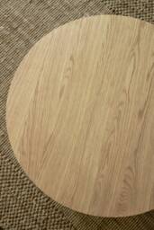 Julian Bowen Ollie Round Side Table in Light Oak - thumbnail 6