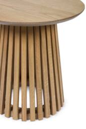 Julian Bowen Ollie Round Side Table in Light Oak - thumbnail 5