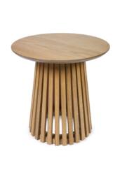 Julian Bowen Ollie Round Side Table in Light Oak - thumbnail 2