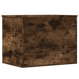 Berkfield Home Storage Box Smoked Oak 60x42x46 cm Engineered Wood in Brown - Size: 60 x 42 x 46 cm - thumbnail 6