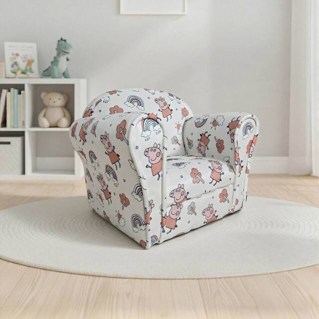 Kidsaw Kids Mini Chair Sofa Peppa Pig White - image 1